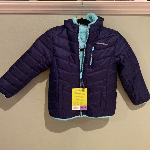 Eddie Bauer kids Youth Deer Harbor reversible jacket - Picture 4 of 7